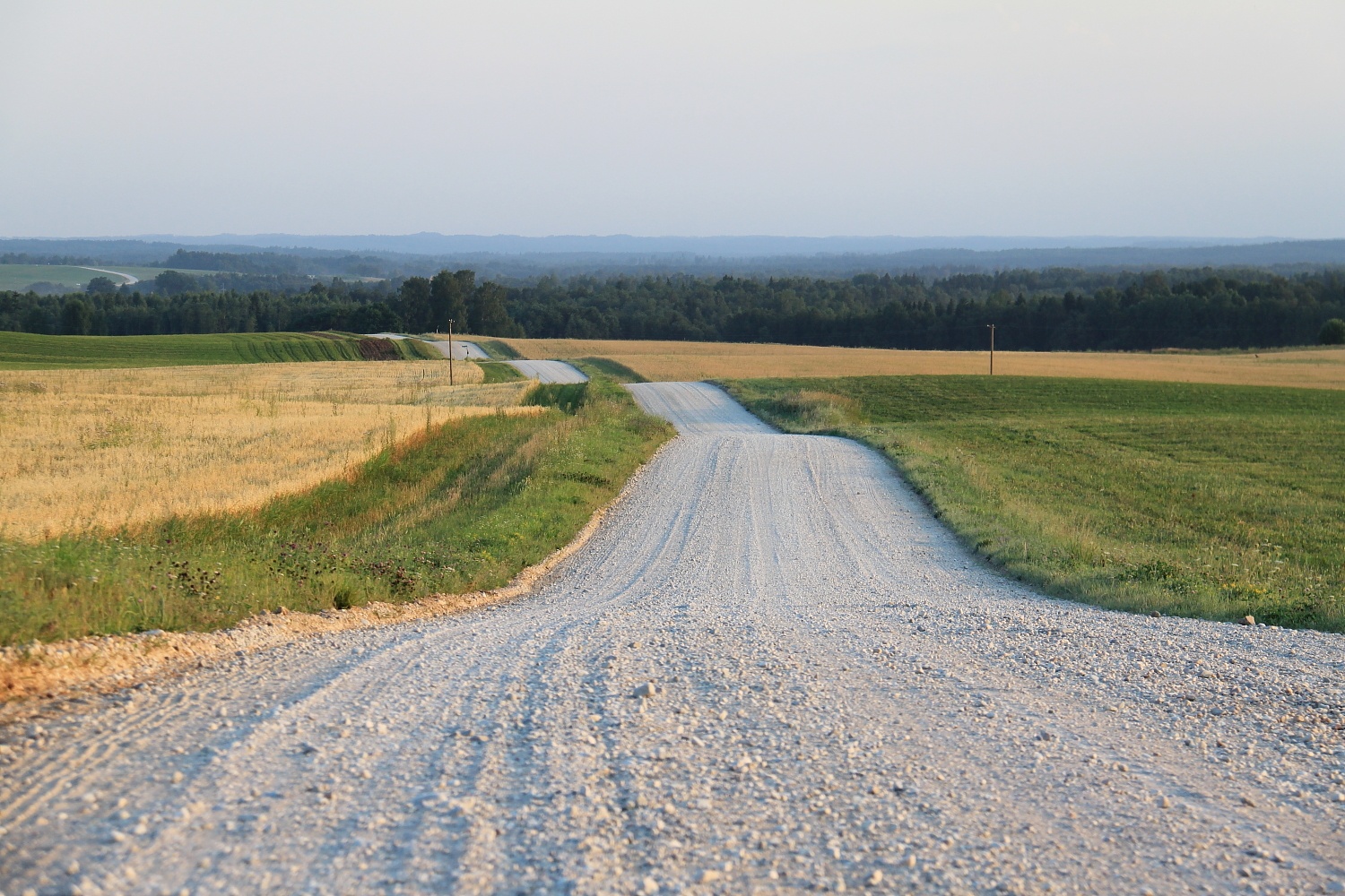 gravel road